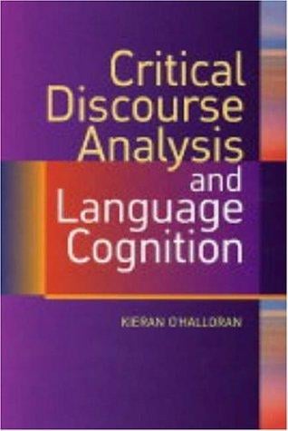 Critical Discourse Analysis and Language Cognition