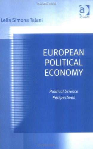 European Political Economy: Political Science Perspectives