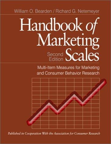 Handbook of marketing scales: multi-item measures for marketing and consumer behavior research