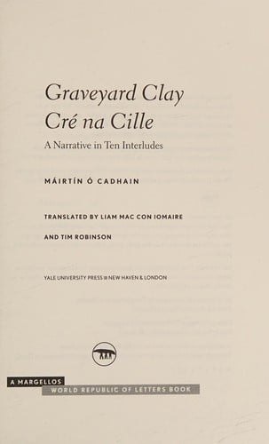 Churchyard clay: a translation of Cré na cille