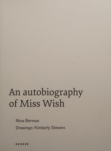 Autobiography of Miss Wish