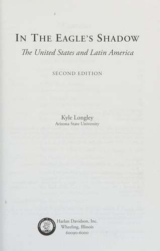 In the eagle's shadow: the United States and Latin America