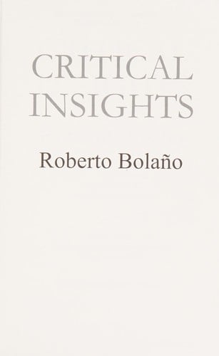 Roberto Bolano