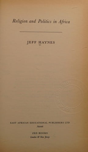 Religion and politics in Africa