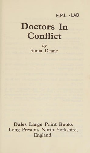 Doctors in Conflict (Dales Romance)