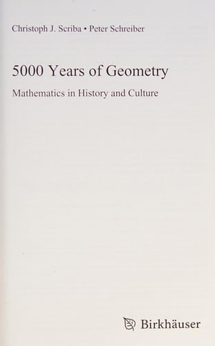 5000 Years of Geometry
