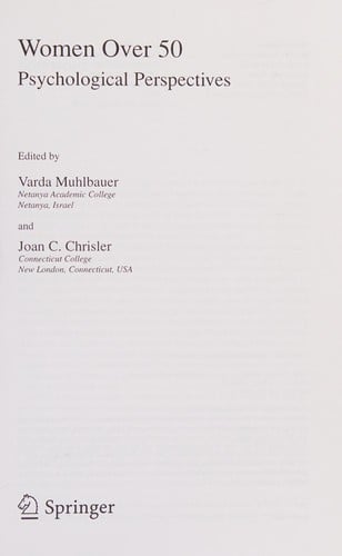 Women over 50: psychological perspectives