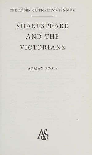 Shakespeare and the Victorians