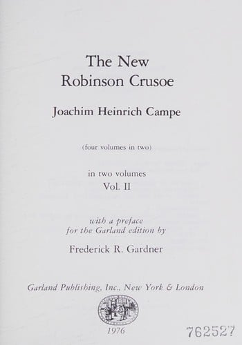 The new Robinson Crusoe