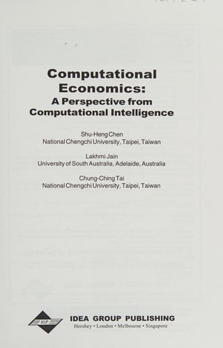 Computational economics: a perspective from computational intelligence