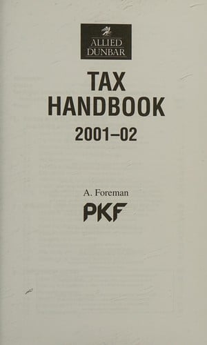 Allied Dunbar Tax Handbook