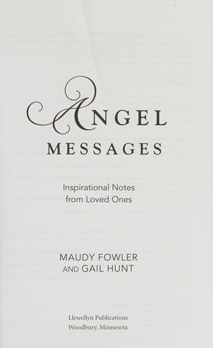 Angel Messages: Inspirational Notes from Loved Ones