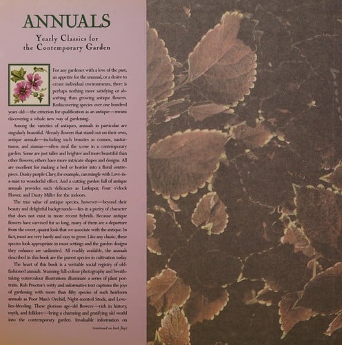 Annuals Yearly Classics for the Contempo