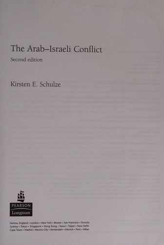 The Arab-Israeli conflict