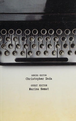 Best Canadian Essays 2017