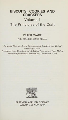 Biscuits, cookies, and crackers.