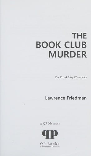 The Book Club Murder