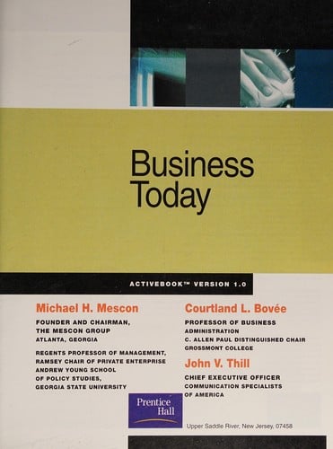 Business today: activebook version 1.0