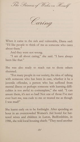 Call Me Diana: The Princess of Wales on Herself