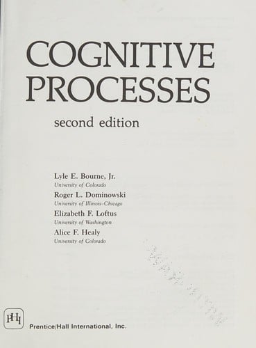 Cognitive processes.