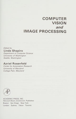 Computer vision and image processing