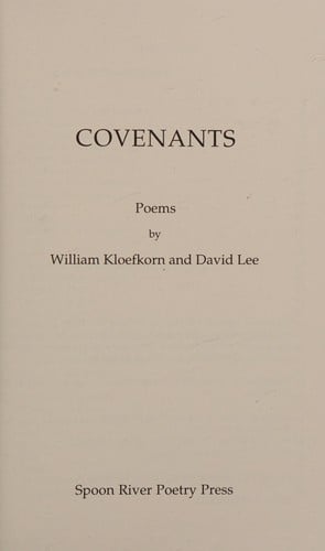 Covenants: poems