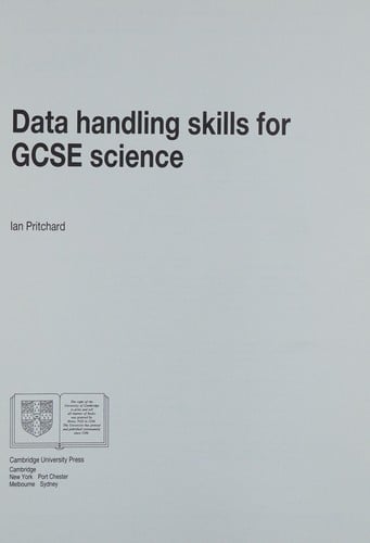 Data Handling Skills for GCSE Science