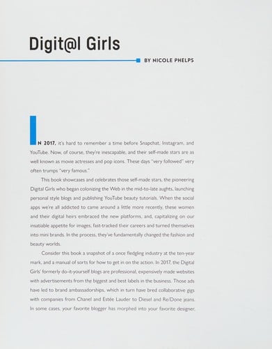 Digital@ L Girls: Fashion's New Tribe