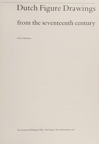 Dutch figure drawings from the seventeenth century