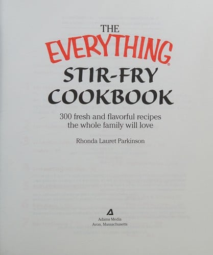 The everything stir-fry cookbook