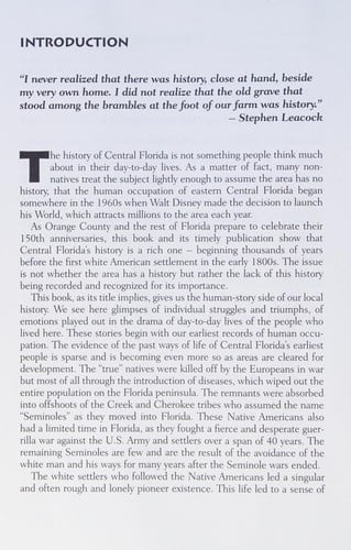 Flashbooks: the story of central Florida's past