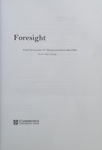 Foresight