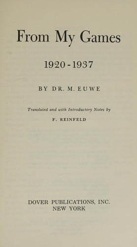 From my chess games, 1920-1937