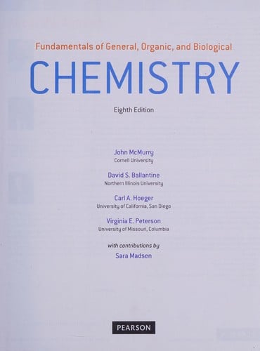 Fundamentals of General, Organic, and Biological Chemistry