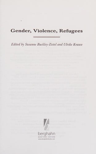 Gender, Violence, Refugees