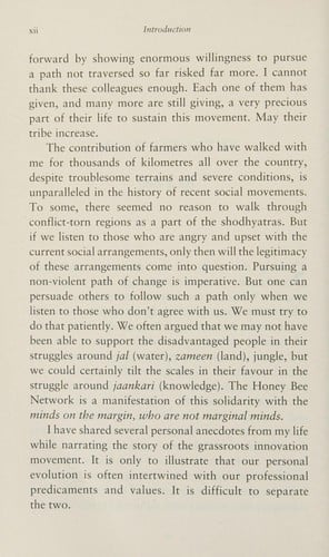 Grass roots innovation: minds on the margin are not marginal minds