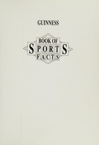 Guinness book of sports facts