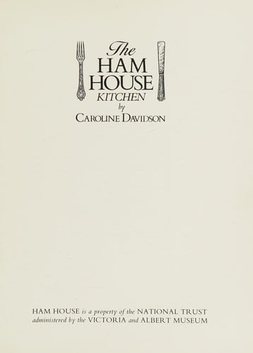 The Ham House kitchen