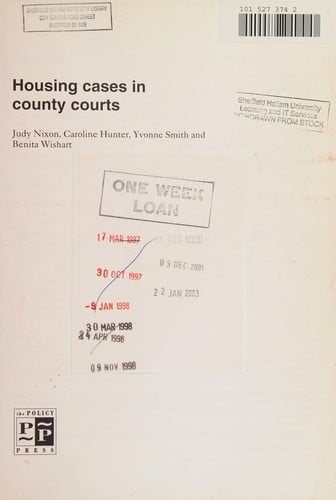 Housing Cases in County Courts