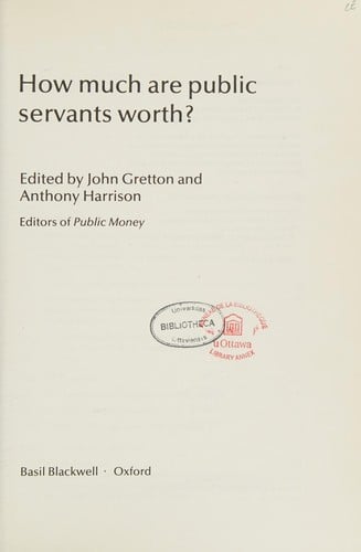 How much are public servants worth?