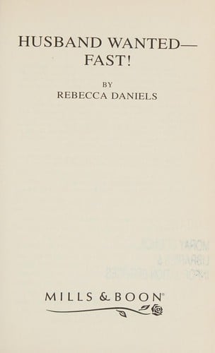 Husband Wanted - Fast!