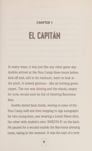 Iniesta: From the Playground to the Pitch