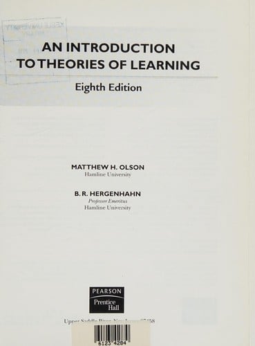 Introduction to the Theories of Learning: International Edition