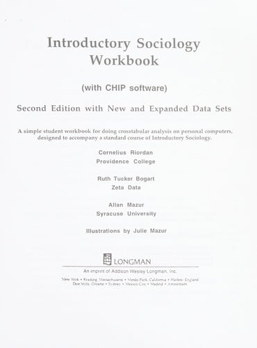 Introductory Sociology Workbook W/Chip Win