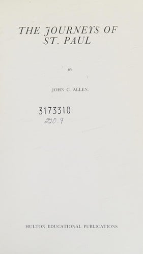 The journeys of St. Paul