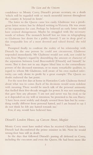 Lion and the Unicorn: Gladstone vs Disraeli