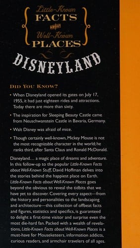 Little-known facts about well-known places: Disneyland