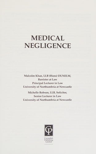 Medical negligence