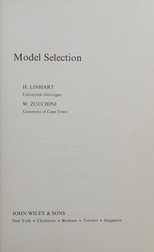 Model selection