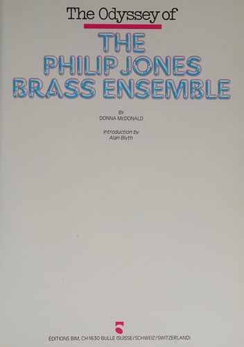 The odyssey of the Philip Jones Brass Ensemble